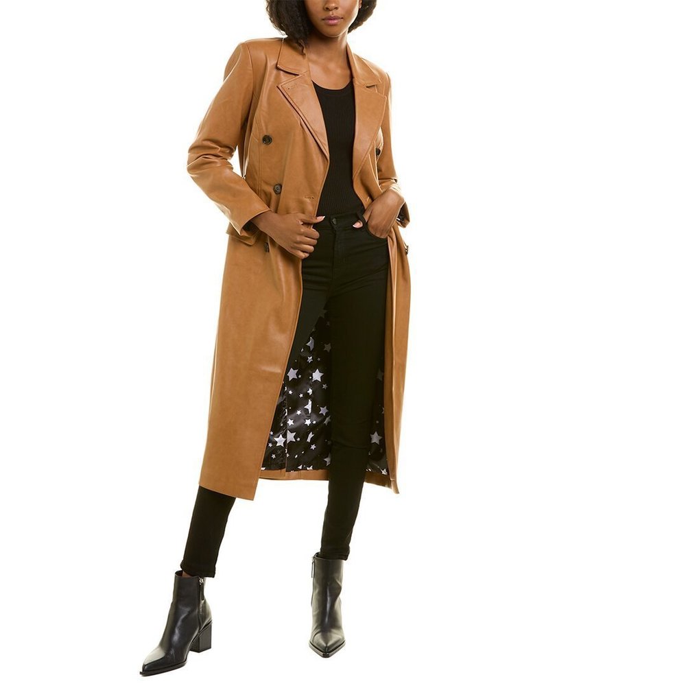 Avec Les Filles Belted Trench Coat